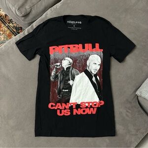 Pitbull Cant Stop Us Now 2022 SUMMER tour T-shirt Size Small - Fits Small